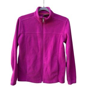 White Sierra  Pink Youth Mountain Jacket Pockets Girls Size Large